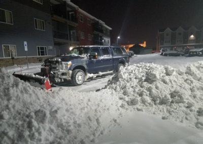 snow parking lot 3 - Father & Sons - Fargo, ND
